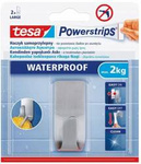Haczyk Hak samoprzylepny wodoodporny TESA Powerstrips 1szt x 2kg ze stali nierdzewnej