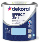 Farba lateksowa DEKORAL Efffect 3in1 Jasny niebieski 2,5L