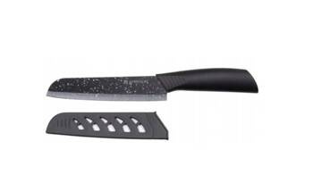 Nóż AMBITION SANTOKU  Skiv czarny 15cm