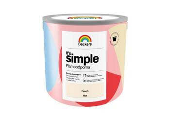 Farba plamoodporna BECKERS IT'S SIMPLE Peach 2,5L