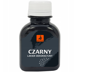 Lakier dekoracyjny DRAGON czarny 80ml
