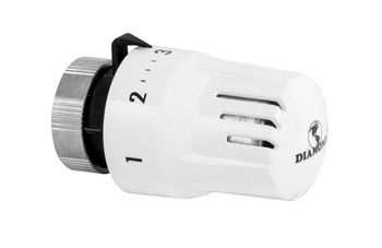 Głowica termostatyczna MINI DIAMOND 398 biała