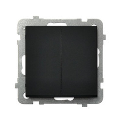 Łącznik podwójny schodowy OSPEL Sonata ŁP-10R/m/33 czarny