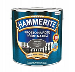 Farba HAMMERITE Prosto na rdzę ciemny szary piaskowy 2,5 L
