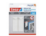 Gwóźdź samoprzylepny TESA do tapet i tynku 2szt x 1kg biały