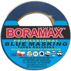 Taśma malarska BORAMAX Blue Masking UV 50mx38mm niebieska