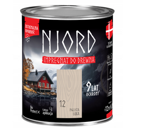 Impregnat elewacji drewna NJORD mglista łąka 0,75L