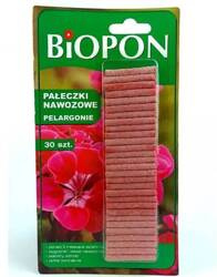 Pałeczki nawozowe do pelargonii BIOPON 30szt
