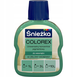 Pigment do farb ŚNIEŻKA COLOREX 42 Zielony Wiosenny 100ml
