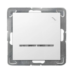 Łącznik schodowy OSPEL Impresja ŁP-3YS/m/00 biały