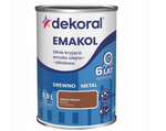 Farba olejno-alkidowa DEKORAL EMAKOL STRONG orzech średni połysk 0,9L