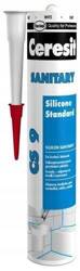  Silikon sanitarny CERESIT CS9 szary 280 ml