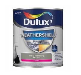 Emalia DULUX Weathershield drewno,metalu szarb 0,7L