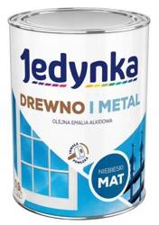 Farba do drewna i metalu JEDYNKA niebieski mat0,9L