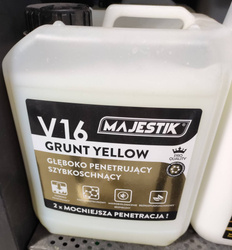 Grunt szybkoschnący MAJESTIK V16 YELLOW 10L