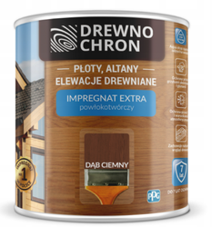 Impregnat Extra Powłokotwórczy DREWNOCHRON Dąb ciemny 2.5L