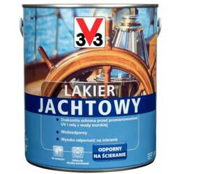 Lakier jachtowy V33 do drewna bezbarwny 2,5L