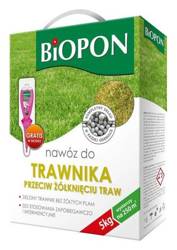 Nawóz do trawnika przeciw żółknięciu traw BIOPON 5kg