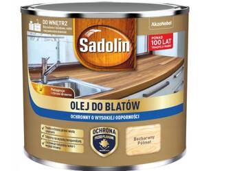 Olej do blatów kuchennych SADOLIN bezb Półmat 0,5L