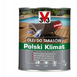 Olej do tarasów V33 POLSKI KLIMAT dąb 1L