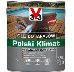 Olej do tarasów V33 POLSKI KLIMAT palisander 2,5L