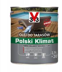 Olej do tarasów V33 POLSKI KLIMAT tek 2,5L