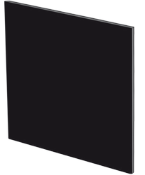 Panel do wentylatora łazienkowego Awenta System+ PTGB125 TRAX Ø125 szkło czarny połysk