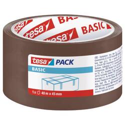 Taśma pakowa TESA PACK BASIC 45mm x 40m brązowa