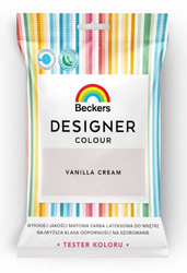 Tester BECKERS DESIGNER COLOR vanilla cream 0,05L