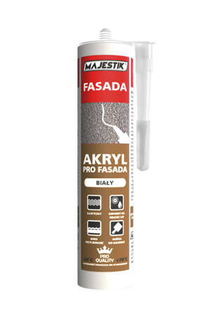 Akryl Pro Fasada MAJESTIK Biały 300 ml