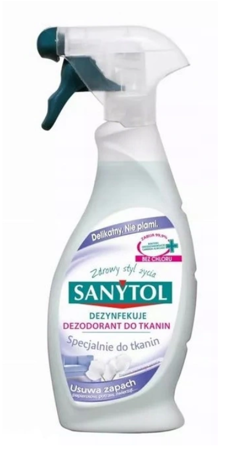 Dezodorant do tkanin - Usuwa zapach SANYTOL 500ml