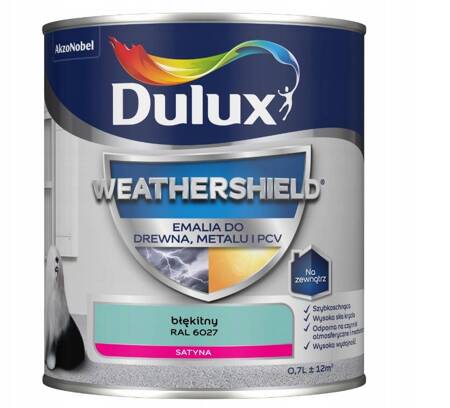 Emalia DULUX Weathershield drewno,metalu błęk 0,7L