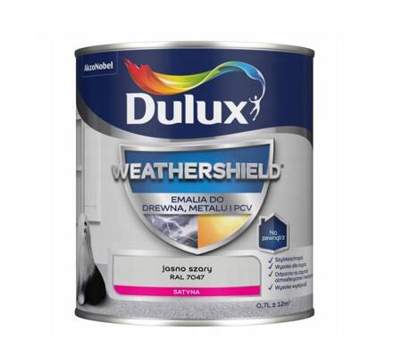 Emalia DULUX Weathershield drewno,metalu jsza 0,7L