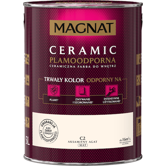 Farba MAGNAT CERAMIC Aksamitny Agat 2,5L