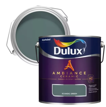 Farba ceramiczna DULUX Ambiance Ceramic Scandic Green 2,5L