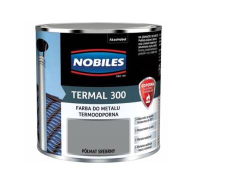 Farba lateksowa NOBILES Termal 300 srebrna 0,2L