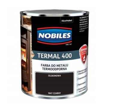 Farba termoodporna NOBILES Termal 400 czarna 0,2L