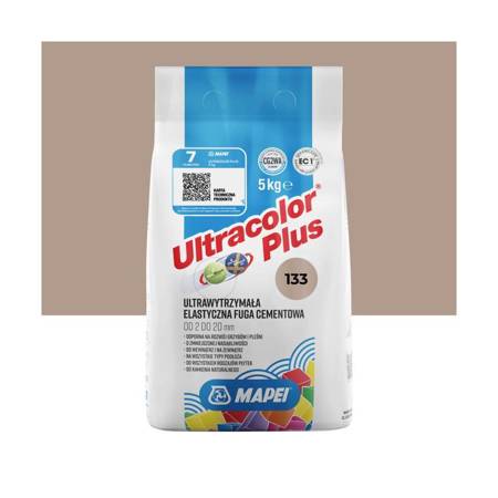 Fuga Cementowa MAPEI Ultracolor Plus 133 Piaskowy 5kg