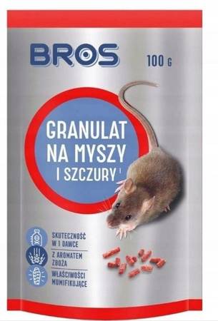 Granulat na myszy i szczury BROS 100 g