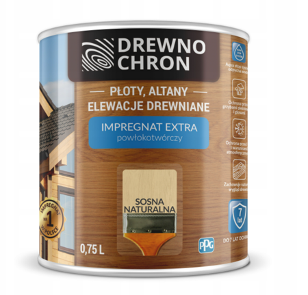 Impregnat Extra Powłokotwórczy DREWNOCHRON Sosna naturalna 2.5L