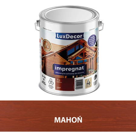 Impregnat dekoracyjno-ochronny LUXDECOR Mahoń 2,7L