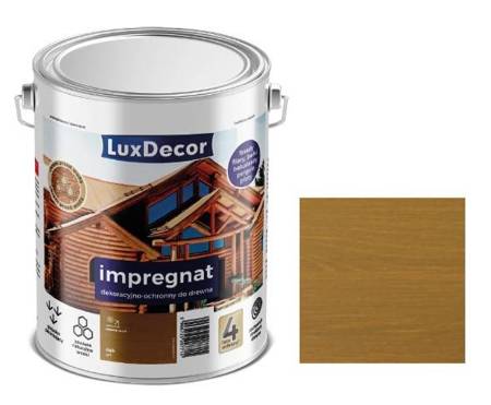 Impregnat do drewna dekoracyjno-ochronny LUXDECOR Dąb 4,5L