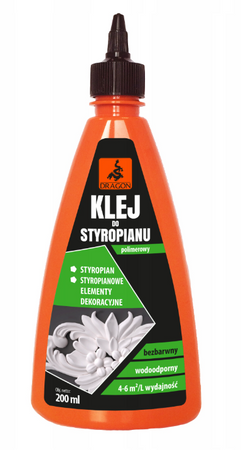 Klej do styropianu polimerowy DRAGON 500ml