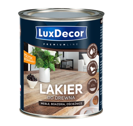 Lakier do drewna LUXDECOR 0,4L połysk