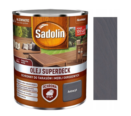 Olej Superdeck SADOLIN Antracyt 2.5L