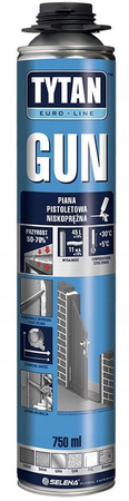 PIANA PISTOLETOWA NISKOPRĘŻNA EURO-LINE TYTAN GUN 750ML