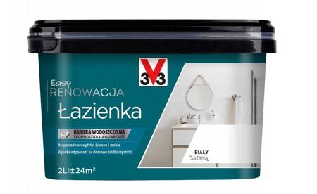 Renowacja Łazienka V33 biały satyna 2L