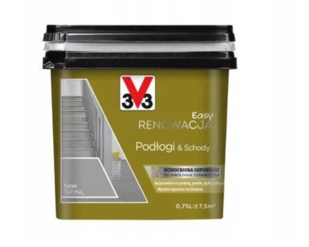 Renowacja podłoga &schody V33 tytan półmat 0,75L