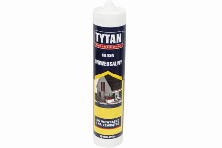 Silikon uniwersalny TYTAN Czarny 280ml