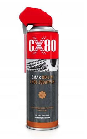 Smar do lin stalowych i kół zębatych CX-80 500ml